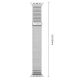 3. Tech-Protect NylonLoop Armband für Apple Watch 44 / 45 / 46 / 49 mm – Grau