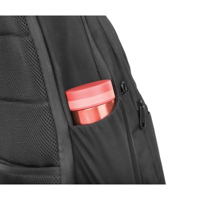 13. Manhattan Amsterdam Rucksack, Schwarz, Polyester