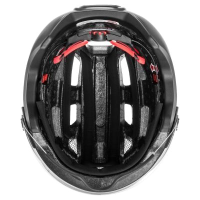 7. UVEX Finale Visier-Fahrradhelm 56-61 cm, schwarz matt