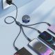 7. Joyroom Multi-Use Series S-A18 4in1 USB-A - USB-C / Lightning / Lightning / Micro-USB-Kabel 1,2 m - Schwarz