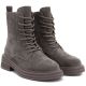 4. Damen-Ankle-Boots aus Leder, khakifarbenes Wildleder, Sergio Leone TR-02