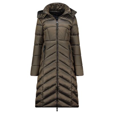 Geographical Norway Blanche Long Kaki DB Lady 0116 Khaki Damenjacke (WZ5491F/GN-Kaki)