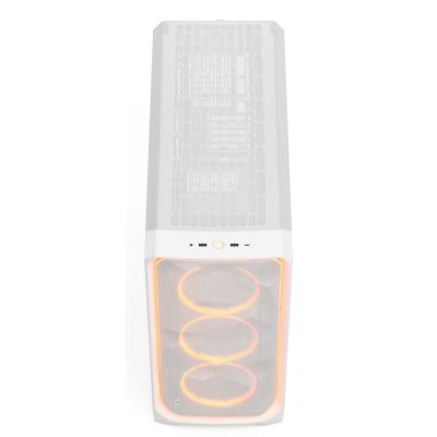 6. Fractal Design Meshify 3 XL Ambience Pro RGB Clear Tint White ATX-Gehäuse