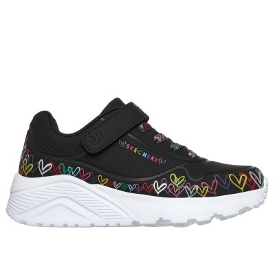 6. Skechers UNO LITE HEART CRAZE Kinder-Sneaker 314091L BKMT