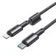 3. Joyroom S-A50 Unlimited Series 30W USB-C - Lightning Kabel mit magnetischer Organizer 1,2 m - Grau