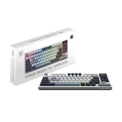 5. MSI FORGE GK600 TKL Wireless SKY Gaming-Tastatur