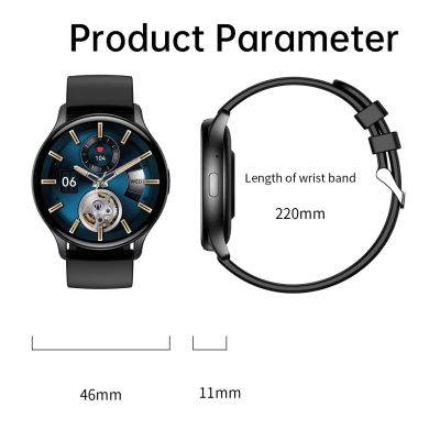 12. RUBICON RNCF11 Black SMARUB240 Smartwatch