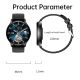 12. RUBICON RNCF11 Black SMARUB240 Smartwatch