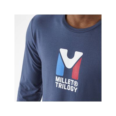 7. MILLET M Chamonix Tri Ts Ls T-Shirt marineblau