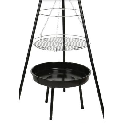 12. Gartengrill zum Aufhängen an einem Stativ, 52 cm
