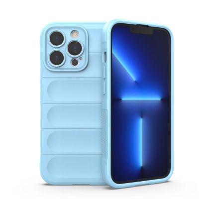 Magic Shield Case für iPhone 13 Pro flexible gepanzerte Hülle hellblau