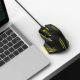 11. Wozinsky WMGK-1181W Kabelgebundene optische Gaming-Maus mit 7200 DPI und Hintergrundbeleuchtung – Schwarz und Gelb