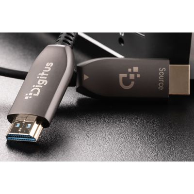 9. Digitus Hybrid-Glasfaser-HDMI-Kabel AOC, UHD 8K, 100 m