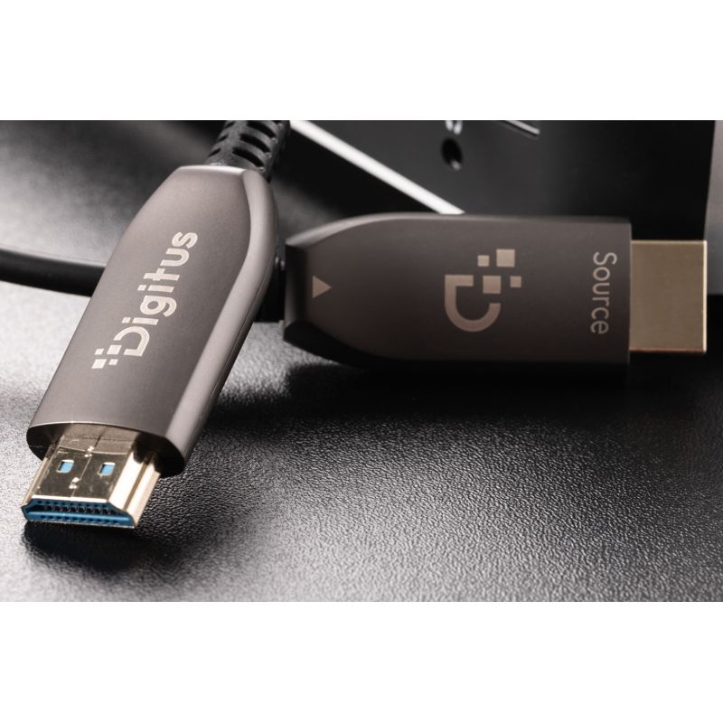 9. Digitus Hybrid-Glasfaser-HDMI-Kabel AOC, UHD 8K, 100 m
