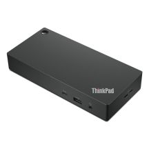 Lenovo ThinkPad USB-C Universal-Dockingstation (EU-Version) – Ethernet-LAN-Anschluss (RJ-45): 1 Anschluss; VGA-Anschluss (D-Sub): 1 Anschluss; DisplayPort: 2 Anschlüsse; USB 3.0 (3.1 Gen 1) Typ-C: 1 Anschluss; USB 3.0 (3.1 Gen 1) Anschlüsse: 3 Anschlüsse