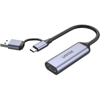 4. UNITEK Streaming-Karte USB-C/A, 4K HDMI 1.4B