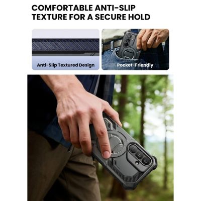 8. Supcase ArmorBox Mag MagSafe Hülle für Samsung Galaxy S26 - Schwarz