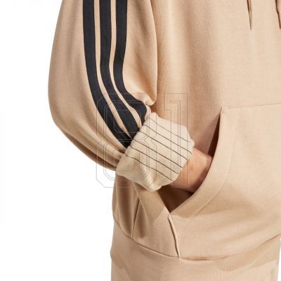 11. adidas Essentials 3-Streifen Fleece Hoodie M JX0695