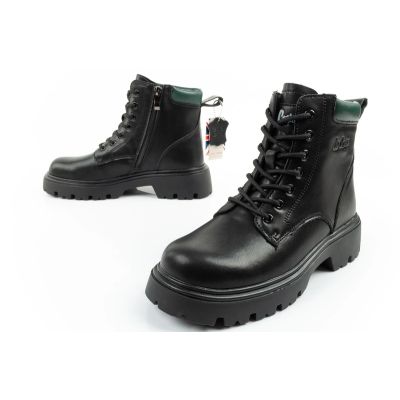 8. Lee Cooper Stiefel, Damenstiefel, Lederstiefel, isoliert, Schnürstiefel