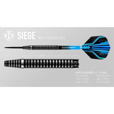 4. Harrows Siege Darts 90 % Steeltip HS-TNK-000016027
