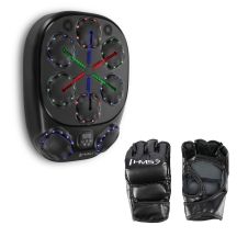 TB10 Elektronisches Bluetooth-Boxziel mit Musik und Handschuhen, 4000-mAh-HMS-Akku