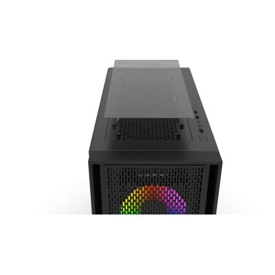 6. Inca EMG-17XB Midi Tower Computer-Sicherheits- und Halterungsset Schwarz