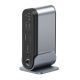 10. Baseus UnionJoy USB-C Dockingstation (2x HDMI 4K@60Hz, 1x DisplayPort 4K@60Hz, 3x USB-A 3.0, 2x USB-C 3.0, 2x USB-A 2.0, 1x RJ45 PD PC, 1x SD+TF, 1x 3,5-mm-Klinkenanschluss) – Grau