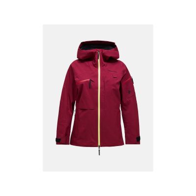 PEAK PERFORMANCE W Alpine Gore-Tex 3L Jacke Burgunderrot