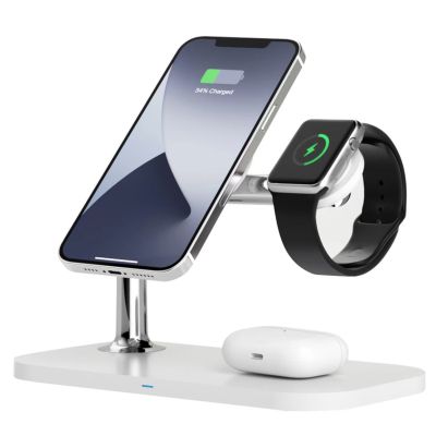 3. RealPower ChargeAIR Mag Kopfhörer, Smartphone, Smartwatch Weiß USB Kabelloses Laden intern