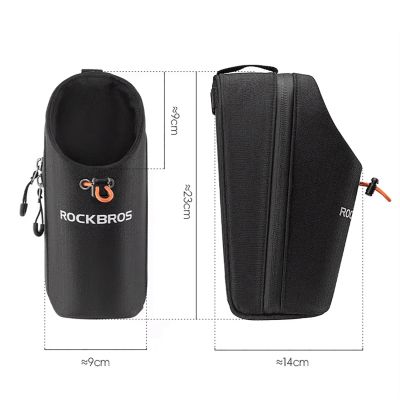 7. Rockbros P002 Lenkertasche, kompatibel mit Rollern und Falträdern, 1,5 l – Schwarz