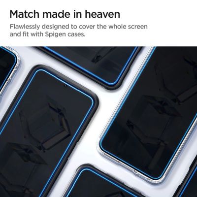 8. Spigen Glas.tR EZ Fit gehärtetes Glas für Samsung Galaxy S23+ - 2 Stk.
