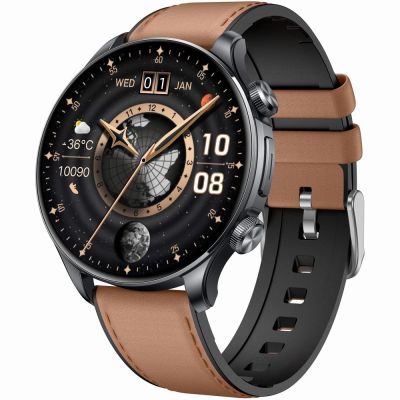 4. Smartwatch Gravity Black 2 Armbänder GT35-1
