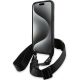 4. BMW M Edition Carbon Tricolor Lines & Strap Hülle für iPhone 15 / 14 / 13 – Schwarz