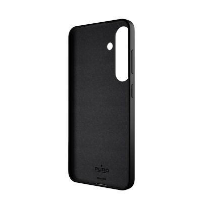 5. Puro Icon Silikonhülle für Samsung Galaxy S25 – Schwarz