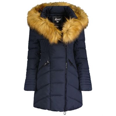 Geographical Norway Chaya Eo Bs Lady 068 Damen Winterjacke marineblau (WU4829F/GNO-NAVY)
