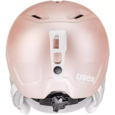 4. VERSAGEN! Uvex Manic Pro Kinder Skihelm rosegold matt junior (56/6/224/90)