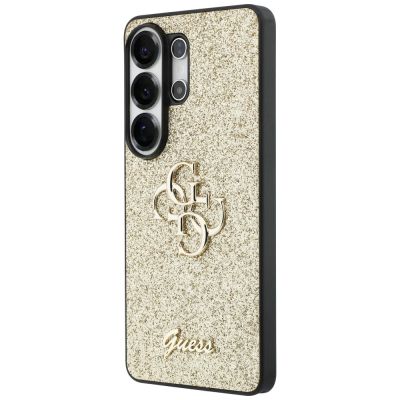 2. Guess Fixed Glitter Big 4G Metal Logo Hülle für Samsung Galaxy S26 Ultra - Gold