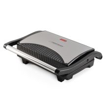 Esperanza Taleggio EKG006 elektrischer Tischgrill (Tisch geschlossen; 750 W; Edelstahlfarbe)