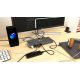 9. i-tec CADUAL4KDOCK Kabelgebundene Dockingstation USB 3.2 Gen 1 (3.1 Gen 1) Typ-C Schwarz, Türkis