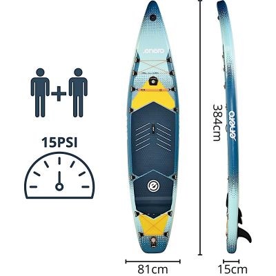 12. SET - ENERO AUFBLASBARES SUP-BOARD 384x81x15CM