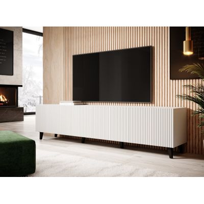 3. TV-Schrank PAFOS 200x40x52 weiß matt