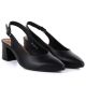2. Schwarze Sergio Leone SK463 Pumps für Damen mit Riemen