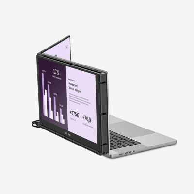 5. Mobile Pixels Trio 3 Pro – Set aus zwei tragbaren Monitoren, 14,1" IPS LCD, 60 Hz, 2240 × 1400p
