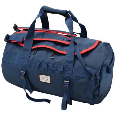 FITNESS-/REISETASCHE A3051 MARINEBLAU-ROT SEMI LINE