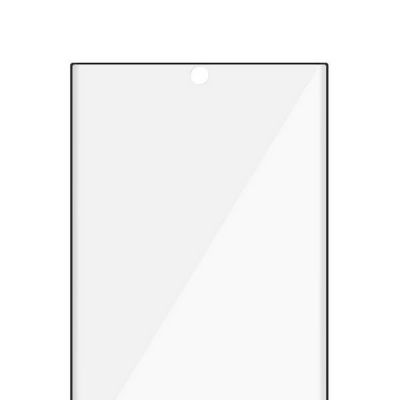4. PanzerGlass E2E Microfracture antibakterielles Glas für Samsung Galaxy S22 Ultra – mit schwarzem Rahmen