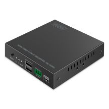 Zusätzlicher Empfänger für DS-55348, HDMI 4K/60Hz Glasfaser-Extender mit KVM USB 1.1 über IP 1G oder bis zu 40 km/300 m/IP 1G