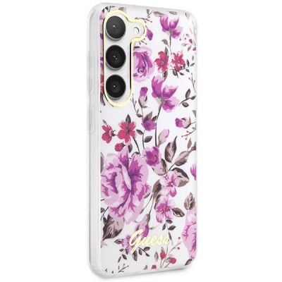 4. Guess GUHCS23SHCFWST S23 S911 weiß/weiß Hardcase Flower Collection