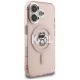 4. Karl Lagerfeld IML Choupette Sketch Logo MagSafe iPhone 16 Hülle - Pink