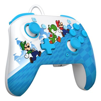 3. PDP Rematch: Mario Escape Multicolor USB-Gamepad Analog/Digital für Nintendo Switch, Nintendo Switch Lite und Nintendo Switch OLED