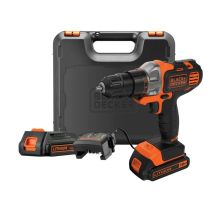 Black & Decker MT218KB 800 U/min Bohrmaschine, Schwarz/Orange, 1,46 kg